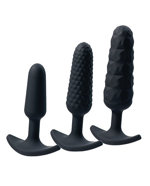VeDO Trio Anal Plug Set - Black | Shop Lowest Prices at fonlove.shop