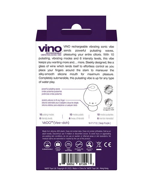 VeDO Vino Rechargeable Sonic Vibe | Shop Lowest Prices at fonlove.shop