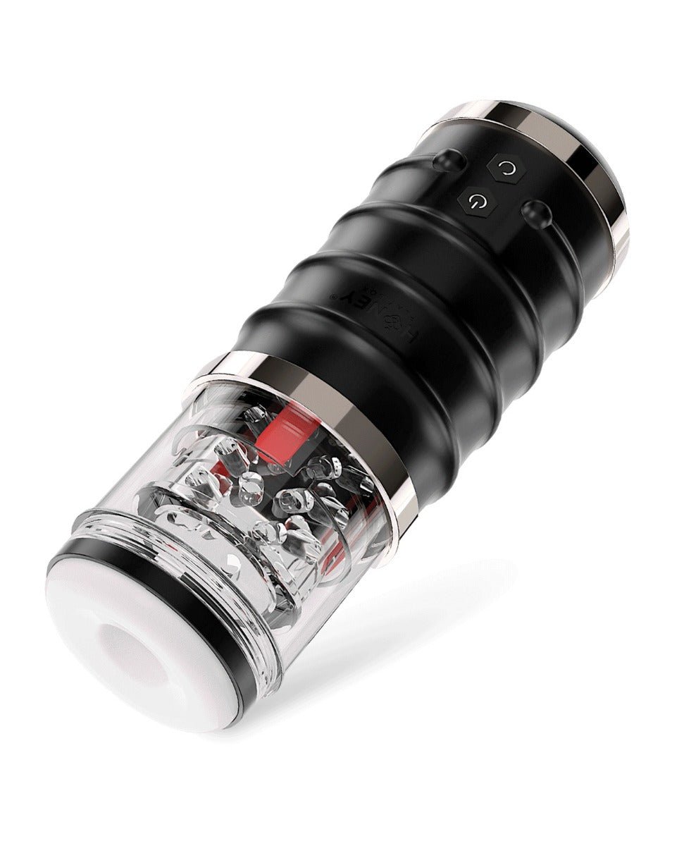Warrior Auto Thrusting Male Masturbator - Black | Shop Lowest Prices at fonlove.shop