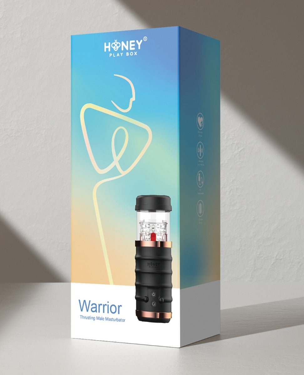 Warrior Auto Thrusting Male Masturbator - Black | Shop Lowest Prices at fonlove.shop