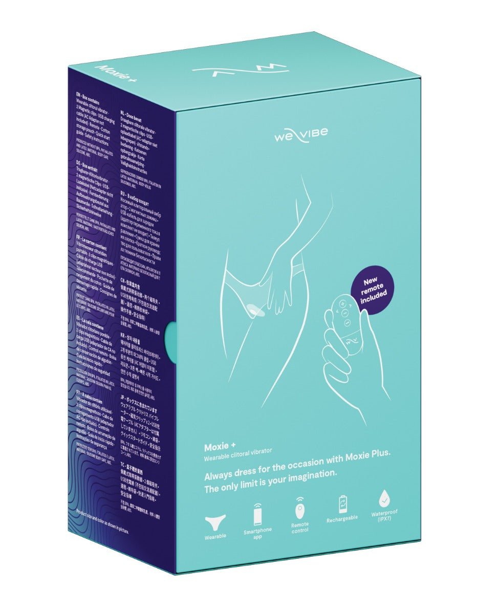 We - Vibe Moxie+ Panty Vibe - Aqua | Shop Lowest Prices at fonlove.shop