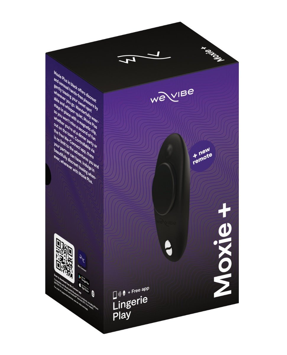 We - Vibe Moxie+ Panty Vibe - Satin Black | Shop Lowest Prices at fonlove.shop