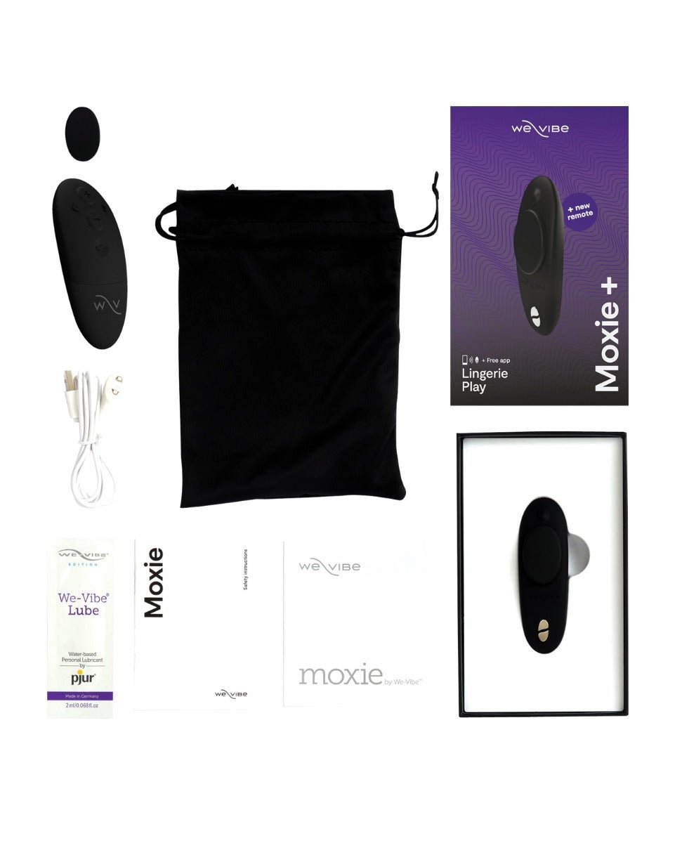 We - Vibe Moxie+ Panty Vibe - Satin Black | Shop Lowest Prices at fonlove.shop