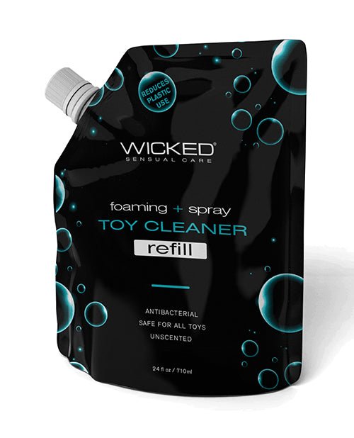 Wicked Sensual Care Foaming + Spray Toy Cleaner Refill Pouch - 24 oz | Shop Lowest Prices at fonlove.shop
