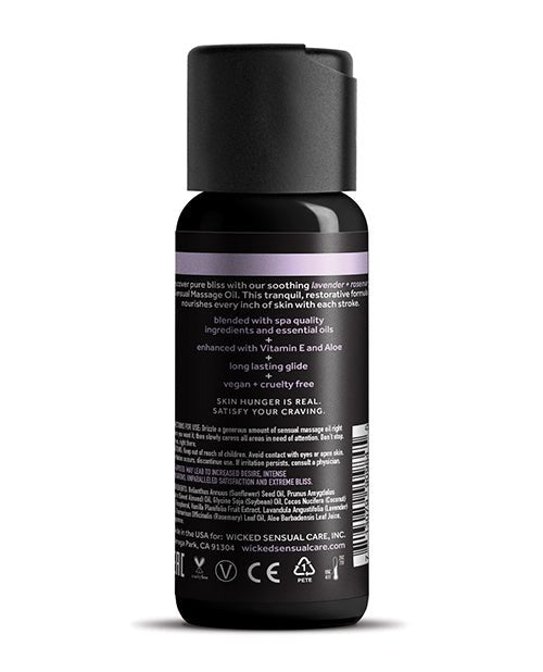 Wicked Sensual Care Lavender & Rosemary Massage Oil - 4 oz | Shop Lowest Prices at fonlove.shop
