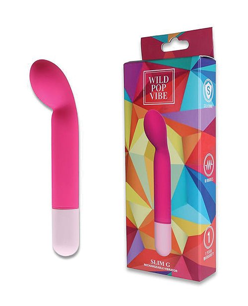 Wild Pop Vibe Slim G Vibrator - Pink | Shop Lowest Prices at fonlove.shop