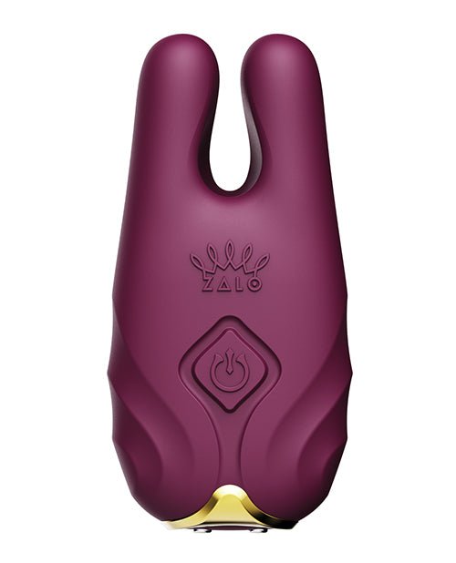 Zalo Nave Vibrating Nipple Clamps - Velvet Purple | Shop Lowest Prices at fonlove.shop