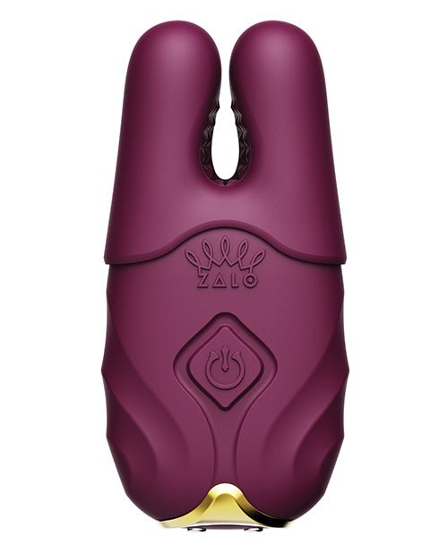 Zalo Nave Vibrating Nipple Clamps - Velvet Purple | Shop Lowest Prices at fonlove.shop