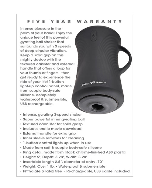Zero Tolerance Gyro Stroke - Black | Shop Lowest Prices at fonlove.shop