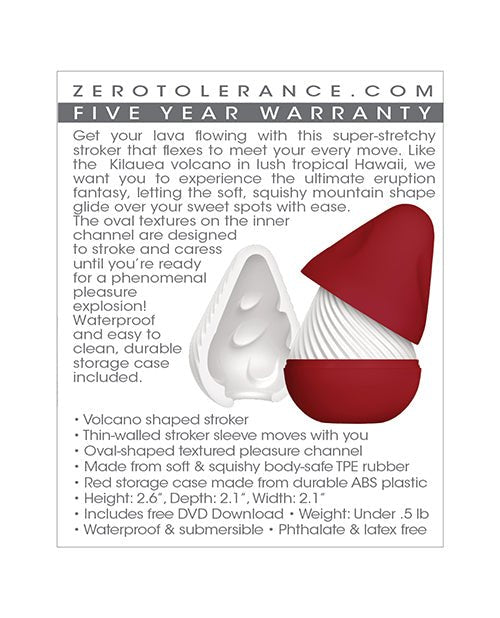 Zero Tolerance Kilauea Stroker - White | Shop Lowest Prices at fonlove.shop