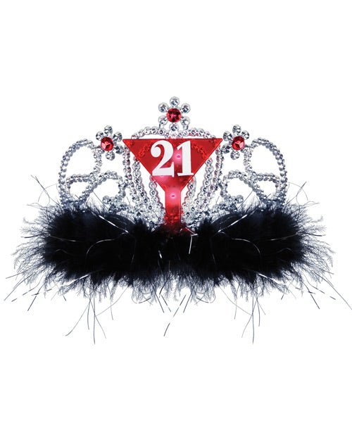 21st Birthday Flashing Tiara | Shop Lowest Prices at fonlove.shop