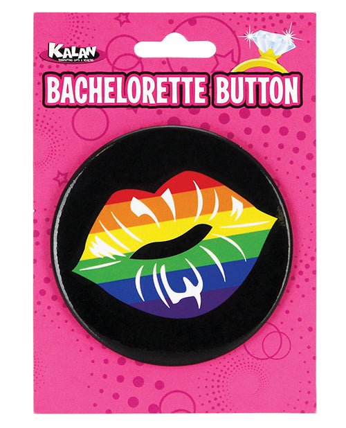 3" Button - Rainbow Bachelorette Button Lips | Shop Lowest Prices at fonlove.shop