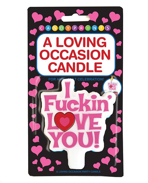 A Loving Occasion Candle - I Fuckin Love You | Shop Lowest Prices at fonlove.shop
