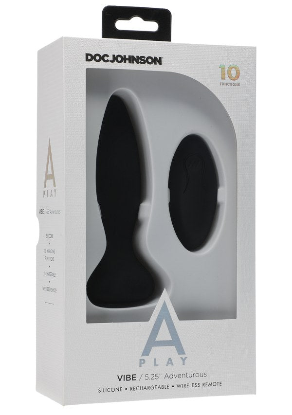 A Play Rechargeable Silicone Adventurous Anal Plug W/remote | Shop Lowest Prices at fonlove.shop