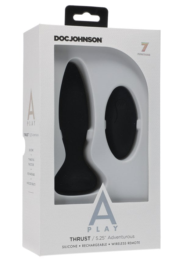 A Play Thrust Adventurous Rechargeable Silicone Anal Plug W/remote | Shop Lowest Prices at fonlove.shop