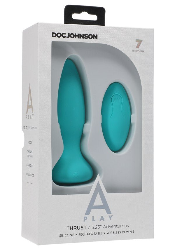 A Play Thrust Adventurous Rechargeable Silicone Anal Plug W/remote | Shop Lowest Prices at fonlove.shop
