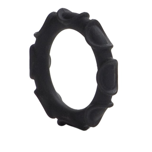 Adonis Atlas Silicone Ring - Black | Shop Lowest Prices at fonlove.shop