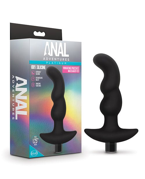 Blush Anal Adventures Platinum Silicone Vibrating Prostate Massager | Shop Lowest Prices at fonlove.shop