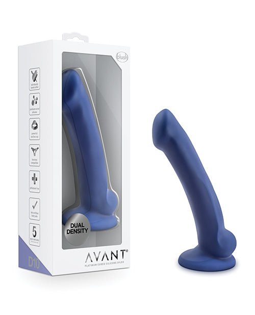 Blush Avant D10 Silicone Dildo - Ergo Mini Indigo | Shop Lowest Prices at fonlove.shop
