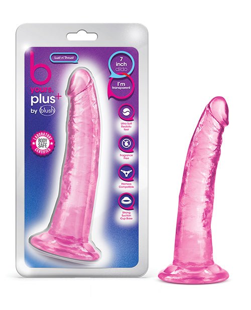 Blush B Yours Plus 7.5" Lust N' Thrust Dildo | Shop Lowest Prices at fonlove.shop