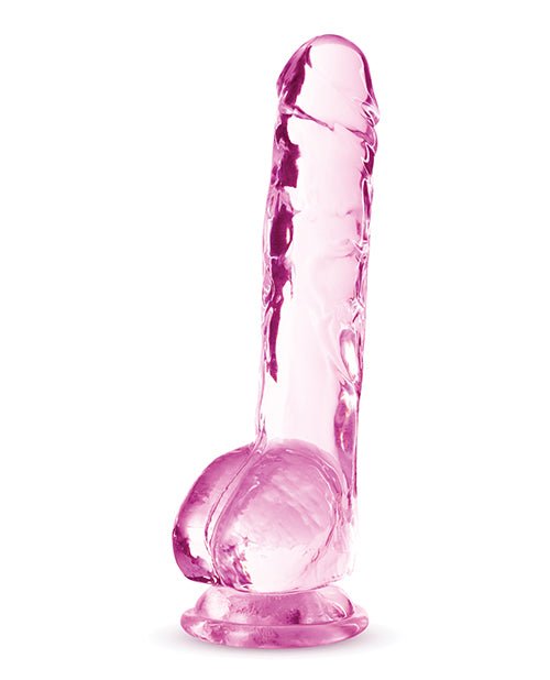 Blush Naturally Yours 8" Crystalline Dildo | Shop Lowest Prices at fonlove.shop
