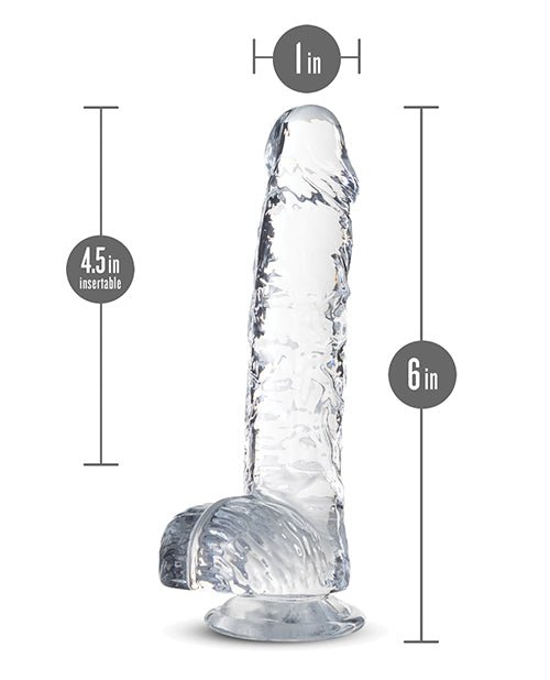 Blush Naturally Yours 8" Crystalline Dildo | Shop Lowest Prices at fonlove.shop