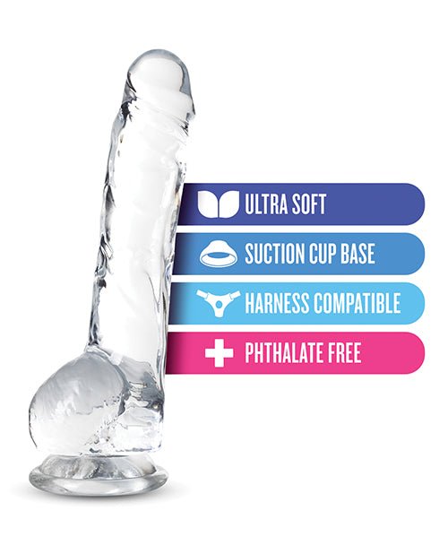 Blush Naturally Yours 8" Crystalline Dildo | Shop Lowest Prices at fonlove.shop