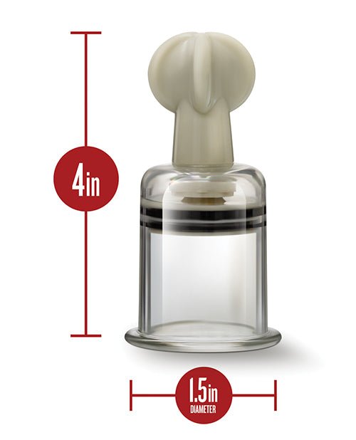 Blush Temptasia Clit & Nipple Large Twist Suckers - Clear Set Of 2 | Shop Lowest Prices at fonlove.shop