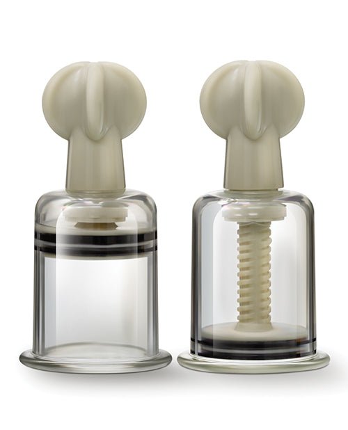 Blush Temptasia Clit & Nipple Large Twist Suckers - Clear Set Of 2 | Shop Lowest Prices at fonlove.shop
