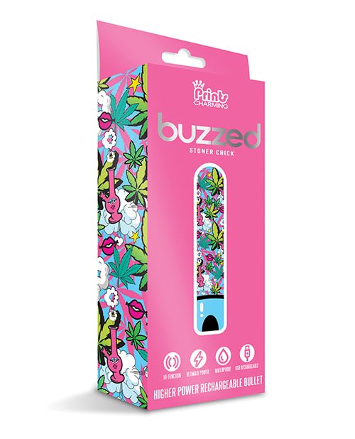 Buzzed 3.5" Rechargeable Bullet Stoner Chick | Shop Lowest Prices at fonlove.shop