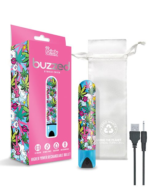 Buzzed 3.5" Rechargeable Bullet Stoner Chick | Shop Lowest Prices at fonlove.shop