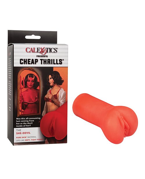 Cheap Thrills The She - devil Pussy Masturbator - Red | Shop Lowest Prices at fonlove.shop