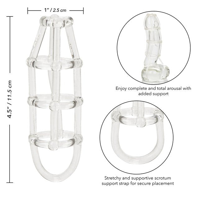 Cock Cage Enhancer - Clear | Shop Lowest Prices at fonlove.shop
