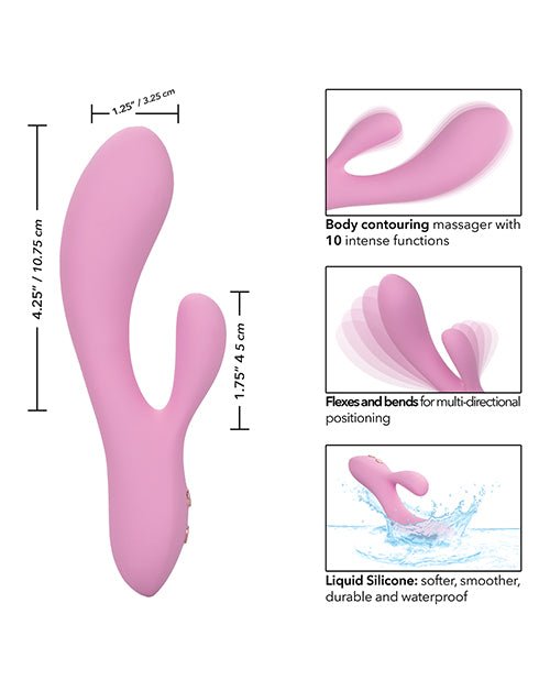 Contour Zoie Flexible Dual Massager - Pink | Shop Lowest Prices at fonlove.shop