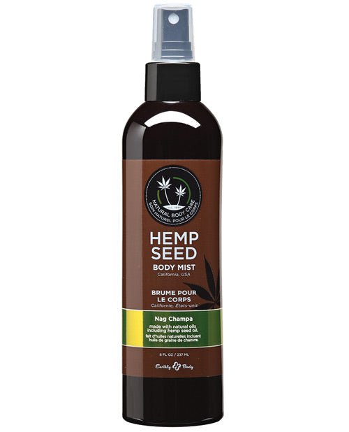 Earthly Body Hemp Seed Moisturizing Body Mist - 8 Oz Nag Champa | Shop Lowest Prices at fonlove.shop