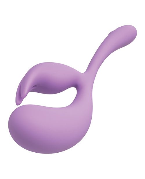 Elle Liquid Silicone Dual Flicker - Purple | Shop Lowest Prices at fonlove.shop