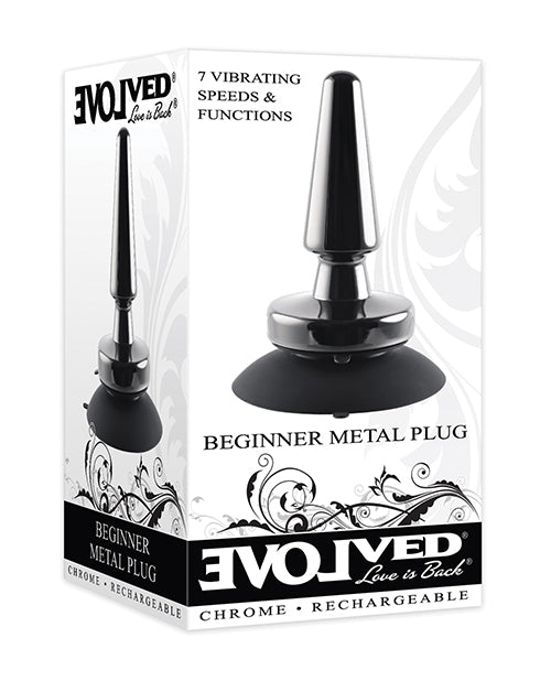 Evolved Beginner Vibrating Rechargeable Metal Plug | Shop Lowest Prices at fonlove.shop