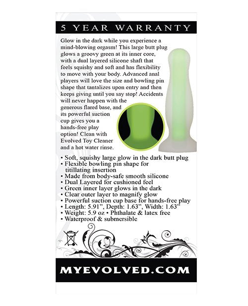 Evolved Luminous Anal Plug Large | Shop Lowest Prices at fonlove.shop