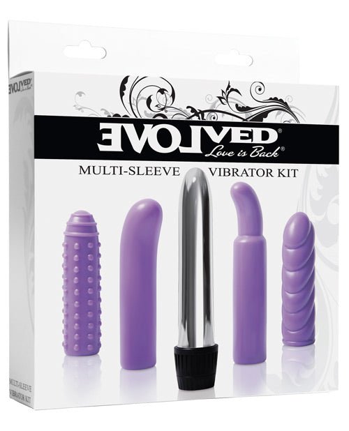 Evolved Multi Sleeve Vibrator Kit W/4 Textured Sleeves & Vibe | Shop Lowest Prices at fonlove.shop