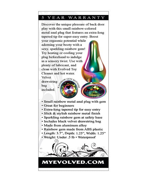 Evolved Rainbow Metal Plug | Shop Lowest Prices at fonlove.shop