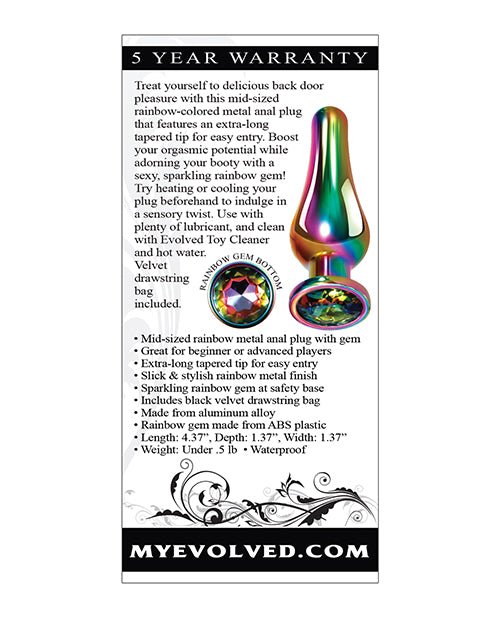 Evolved Rainbow Metal Plug | Shop Lowest Prices at fonlove.shop