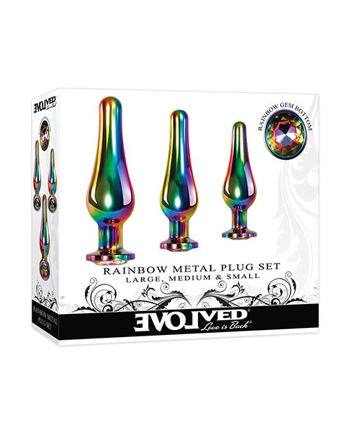 Evolved Rainbow Metal Plug Set | Shop Lowest Prices at fonlove.shop