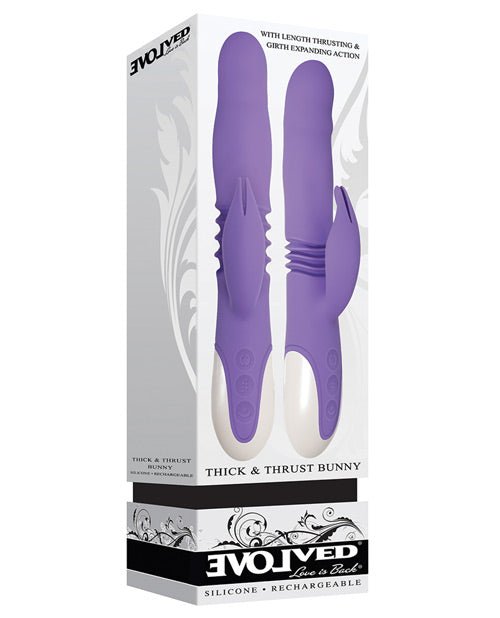 Evolved Thick & Thrust Bunny Dual Stim Rechargeable | Shop Lowest Prices at fonlove.shop