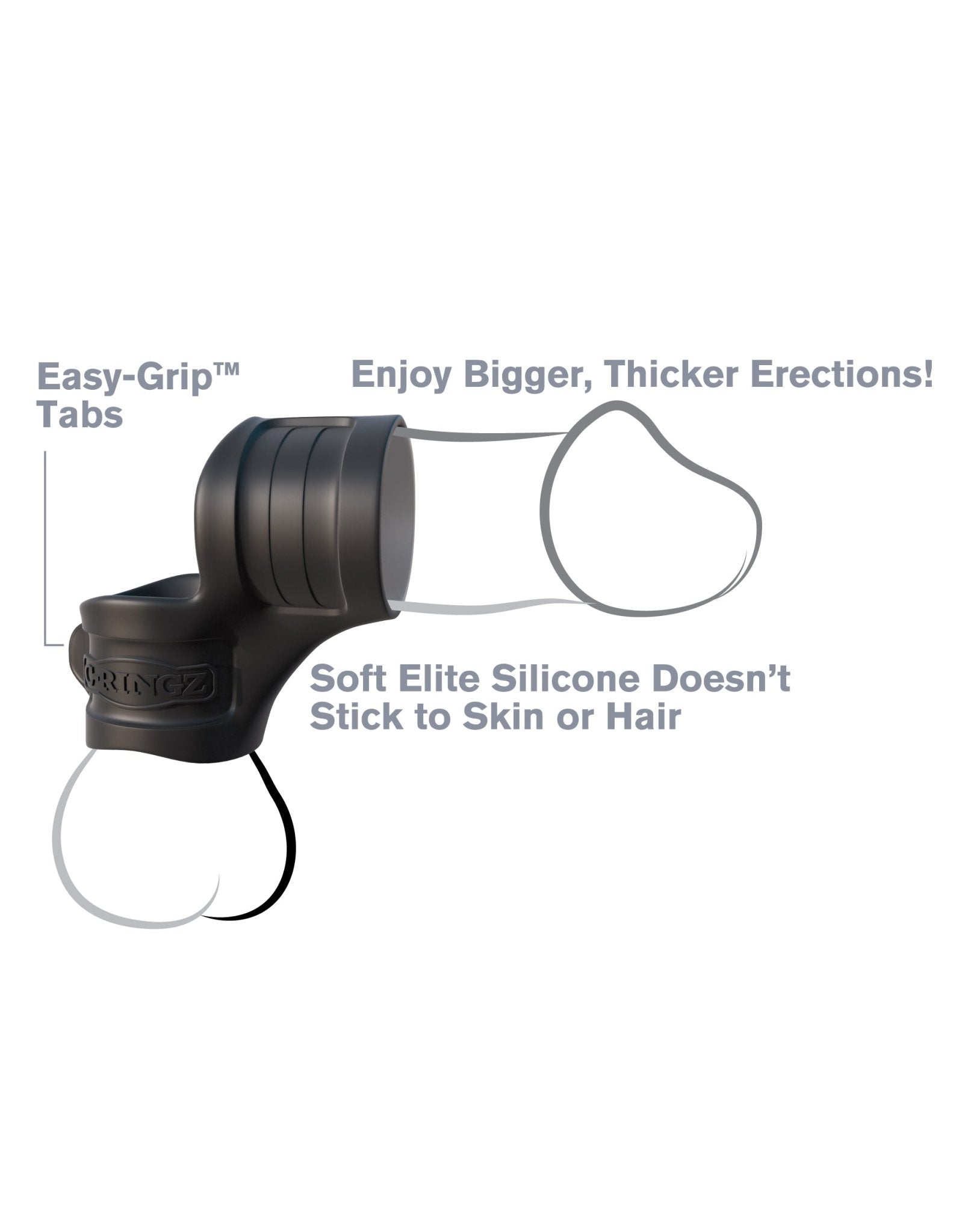 Fantasy C - ringz Mr. Big Cock Ring & Ball Stretcher - Black | Shop Lowest Prices at fonlove.shop