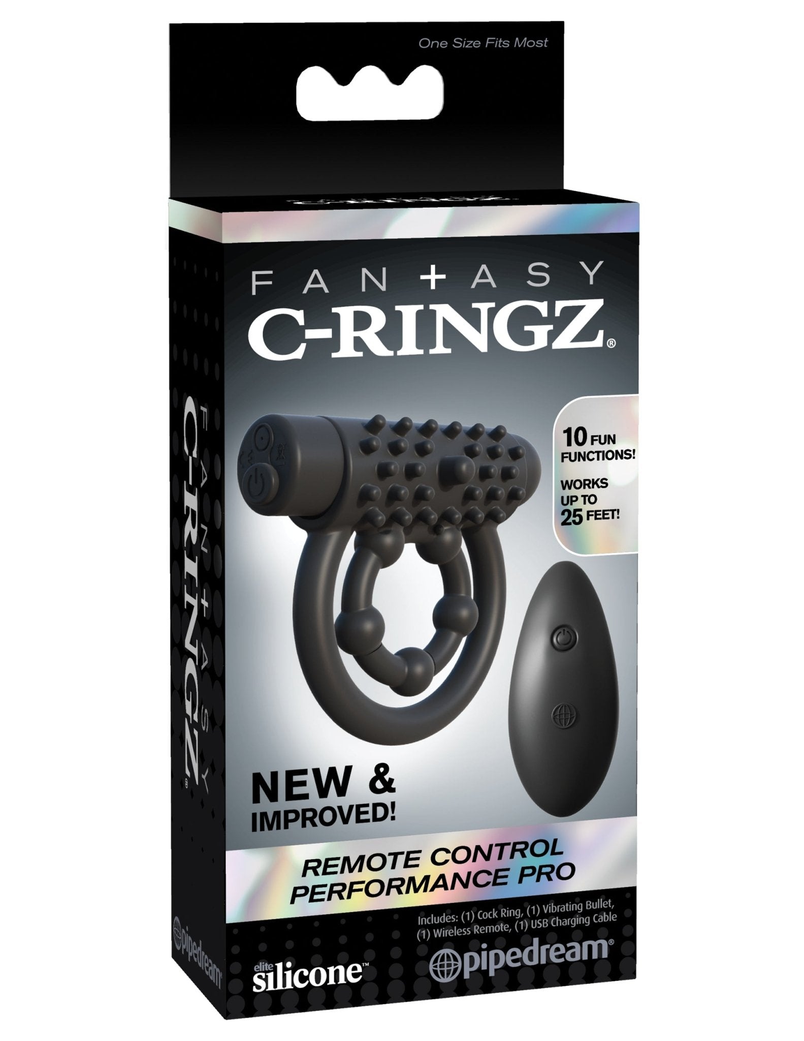 Fantasy C - ringz Remote Control Performance Pro - Black | Shop Lowest Prices at fonlove.shop