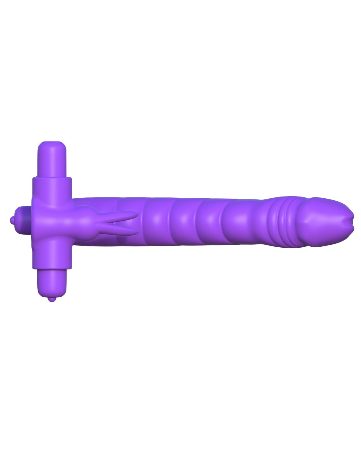 Fantasy C - ringz Silicone Double Pene Rabbit - Purple | Shop Lowest Prices at fonlove.shop