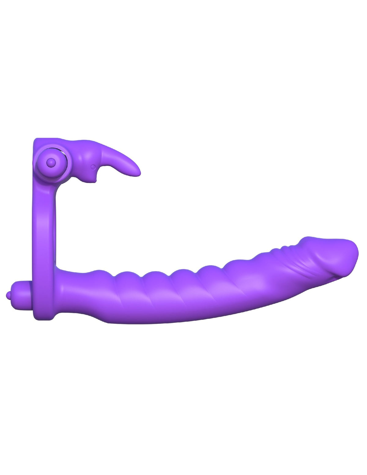 Fantasy C - ringz Silicone Double Pene Rabbit - Purple | Shop Lowest Prices at fonlove.shop