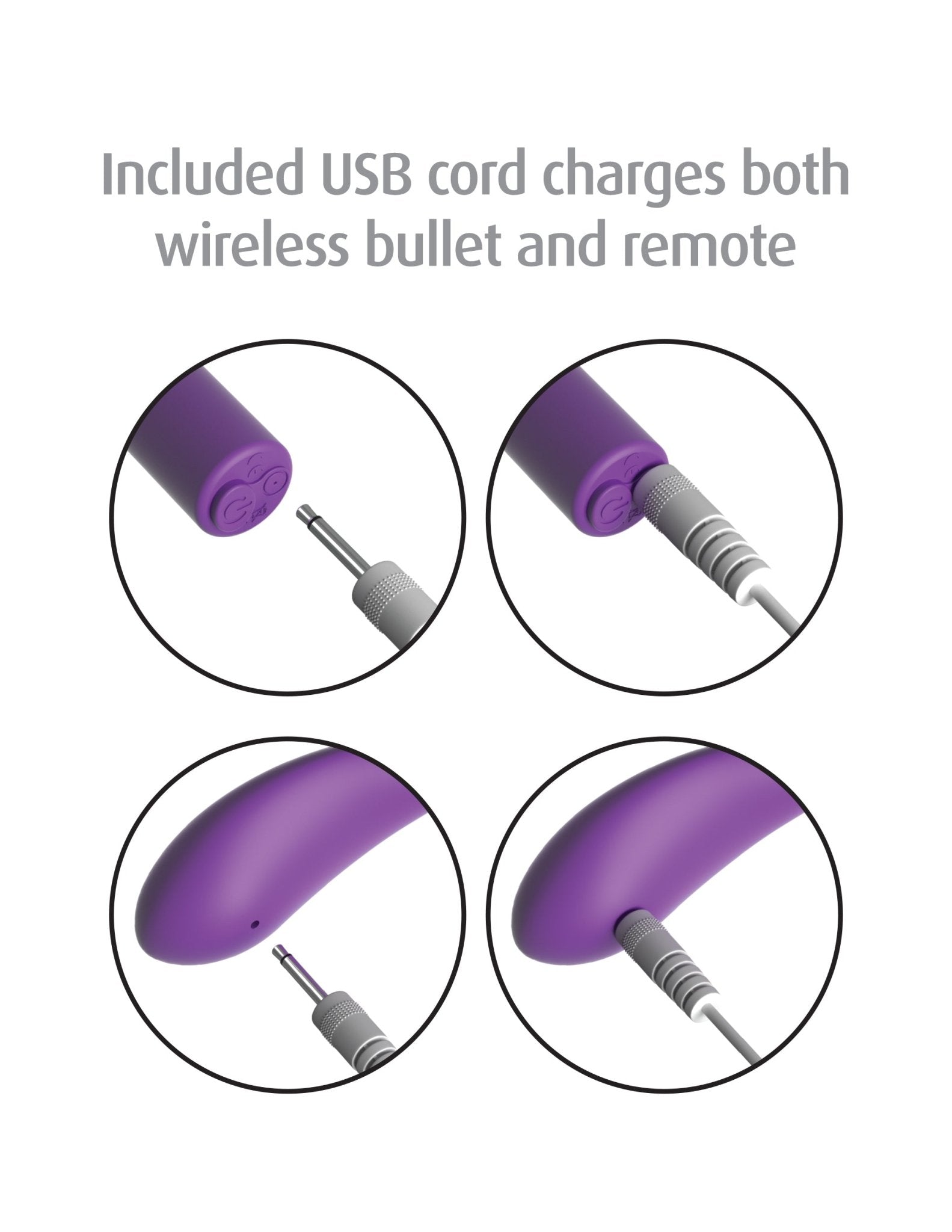 Fantasy For Her Rechargeable Remote Control Bullet - Purple | Shop Lowest Prices at fonlove.shop