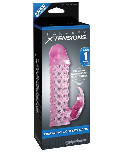 Fantasy X - tensions Vibrating Couples Cage - Pink | Shop Lowest Prices at fonlove.shop