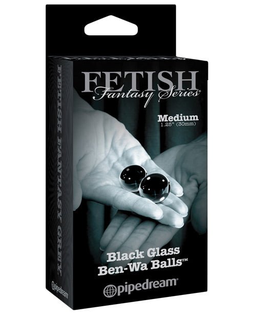 Fetish Fantasy Limited Edition Black Glass Ben - wa Balls | Shop Lowest Prices at fonlove.shop